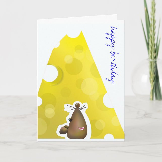 Customizable: Big cheese Card (Front)