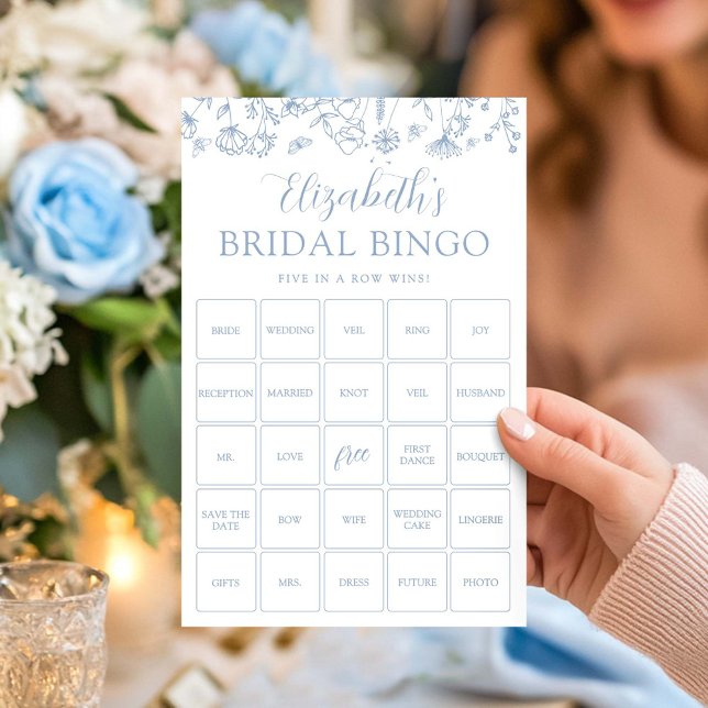 Customizable Bingo Floral Game Card (Creator Uploaded)