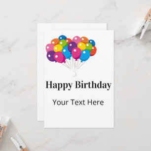 Customizable Birthday card