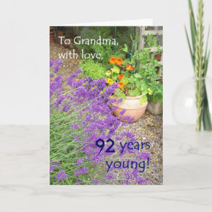 Customizable Birthday Card for Grandmother