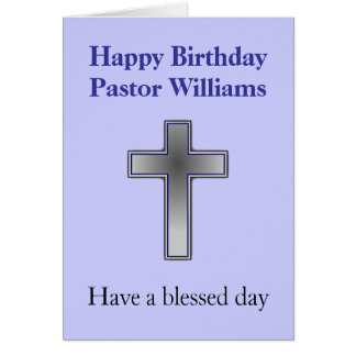 Pastors Birthday Cards | Zazzle