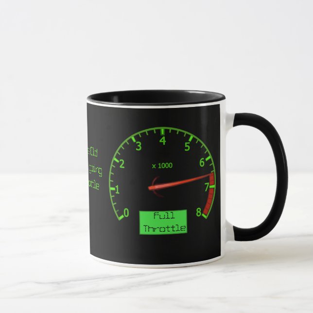 Customizable Birthday Gear Petrol Head Mug (Right)