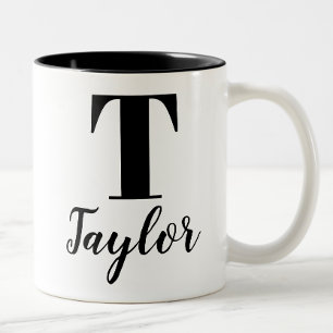 Customizable Birthday Gift Personalized Birthday   Two-Tone Coffee Mug