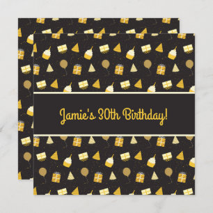Customizable Birthday Invitation