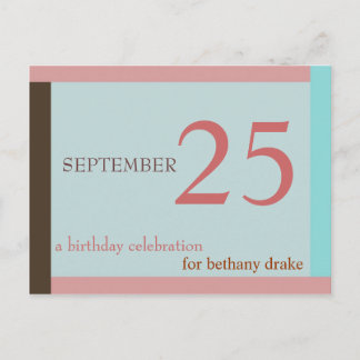 Customizable Birthday Invitation I