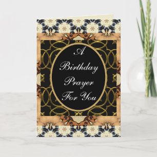 Customizable Birthday Prayer Greeting Card