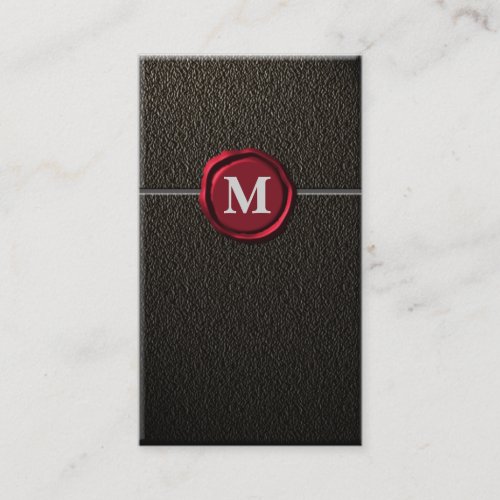 Monogram businesscards business card templates