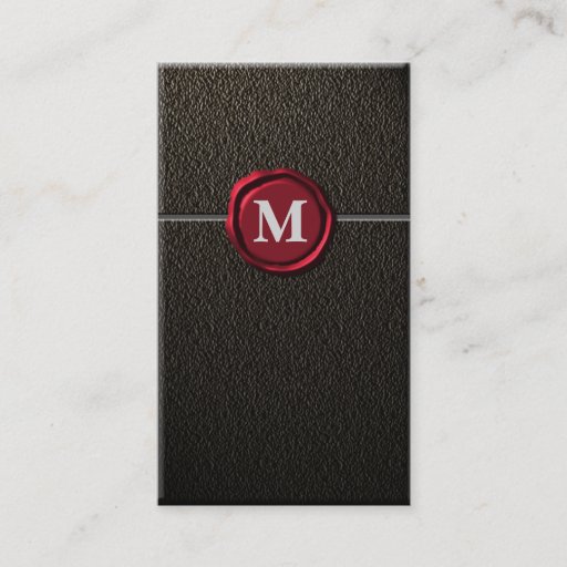 Customizable Monogram businesscards business card templates