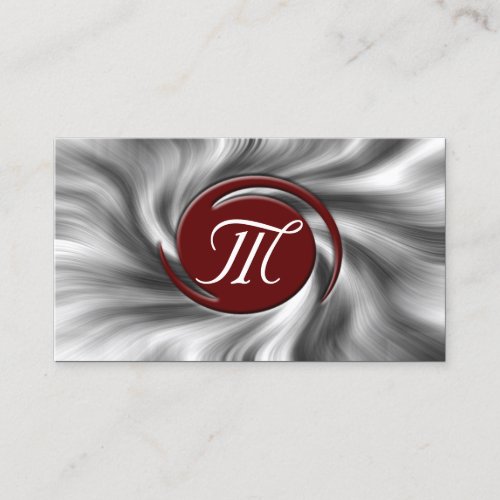 Monogram businesscards business card templates