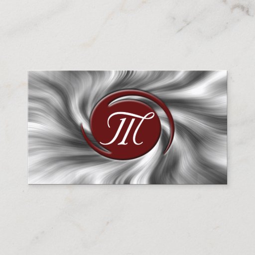 Customizable Monogram businesscards business card templates