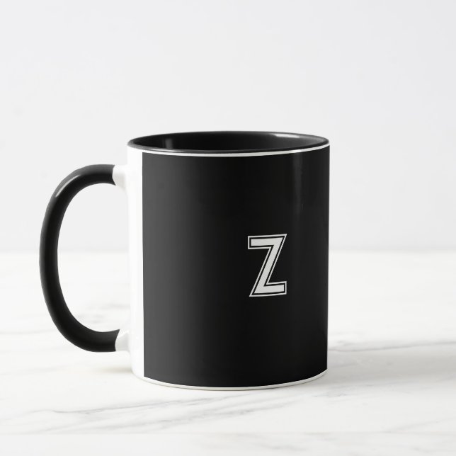 Customizable Black Combo Style Mug Personalized (Left)