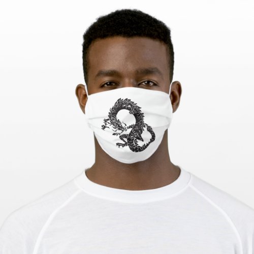 Customizable Black Dragon Face Mask