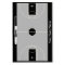 Customizable black gray basketball dry erase board