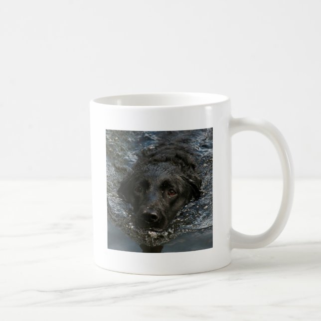 Customizable Black Labrador Retriever Coffee Mug (Right)