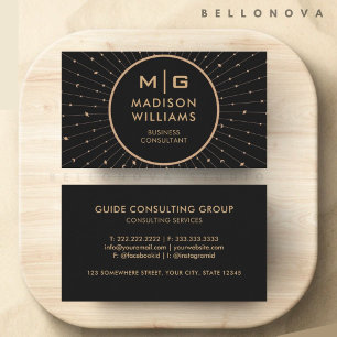 Customizable Black Space Cosmos Professional  Business Card