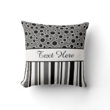 Customizable Black Stripes and Circles