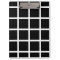 Customizable Black & White Check Pattern Clipboard