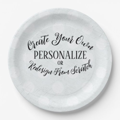 Customizable Blank _ Create Your Own Paper Plates