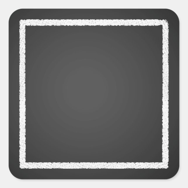Customizable Blank Faux Chalkboard Stickers (Front)