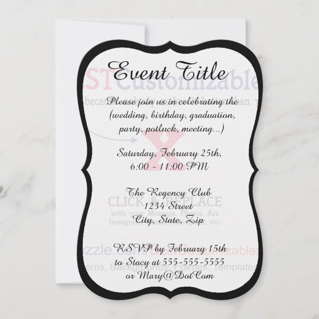 Customizable Blank Gift Template (Front)