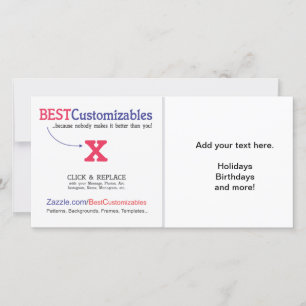 Customizable Blank Gift Template