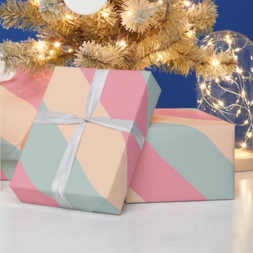 Customizable Blank Simple Template Modern Colorful Wrapping Paper