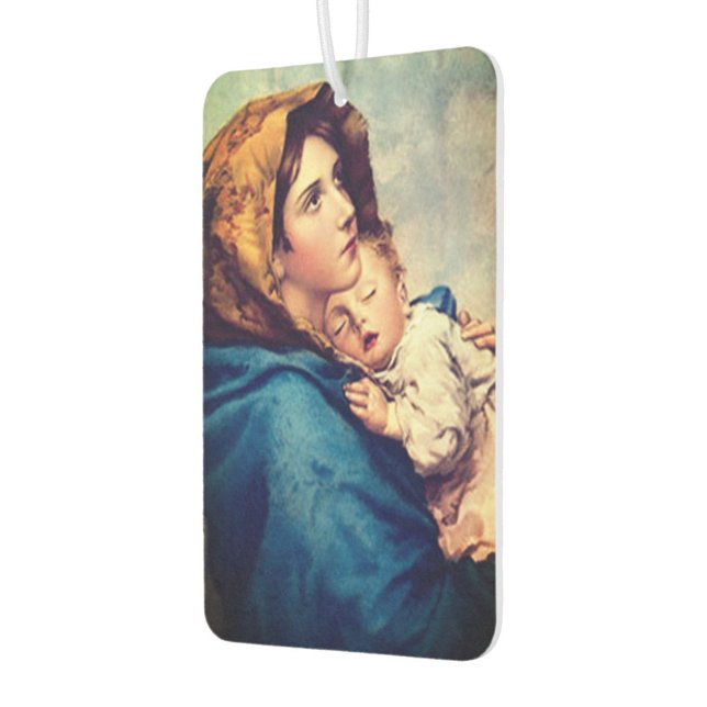 Customizable Blessed Mother Prayer Air Freshener (Creator Uploaded)