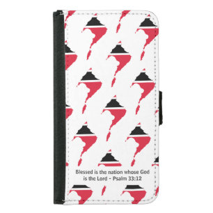 Customizable Blessed Nation TRINIDAD & TOBAGO Samsung Galaxy S5 Wallet Case