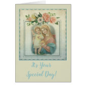 Customizable Blessed Virgin Mary with Baby Jesus (Front)