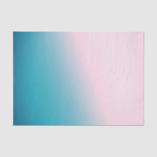 Customizable Blue and Pink Gradient Tissue Paper