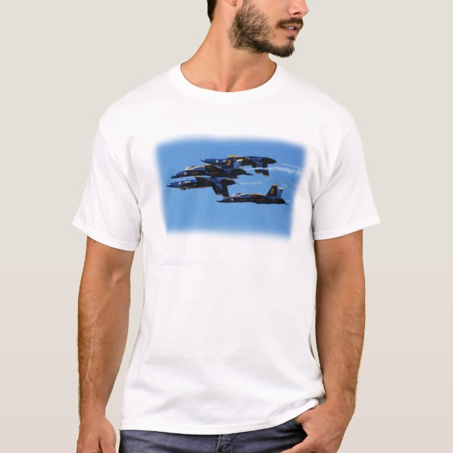 Customizable Blue Angels: Which Way To Up tshirt (Front)