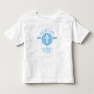 Customizable, Blue Boy Child of God Baptism Toddler T-shirt