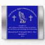 Customizable Blue Pastor Appreciation Plaque