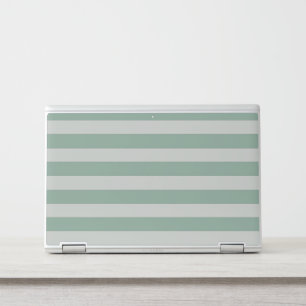 Customizable Blue Stripes HP Laptop Skin