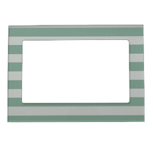 Customizable Blue Stripes Magnetic Frame