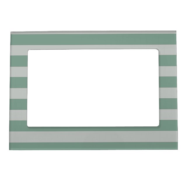 Customizable Blue Stripes Magnetic Frame (Front)