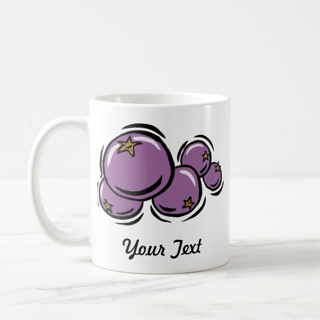 Customizable Blueberry Mug (Left)
