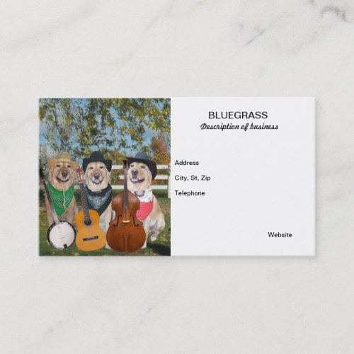 Customizable Bluegrass Labs Business Card