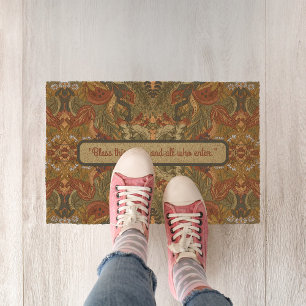 Customizable Boho Rhapsody 16" x 24" Fiber Mat