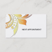 Customizable Bold Mobile Tanning Business Cards (Back)