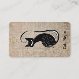 Customizable Bookmark &quot;Gato Negro/Gato Blanco&quot;  Enclosure Card