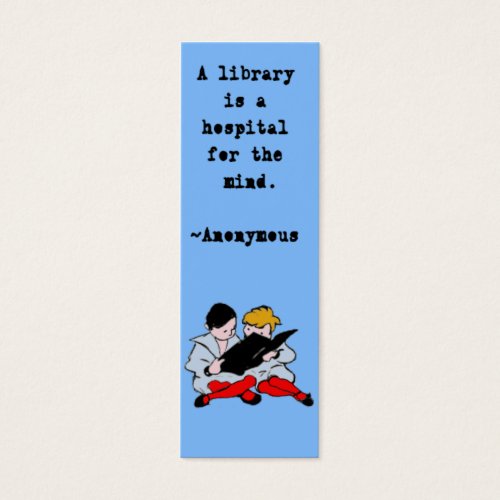 Customizable Bookmarks Business Cards