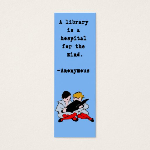 Customizable Customizable Bookmarks Business Cards