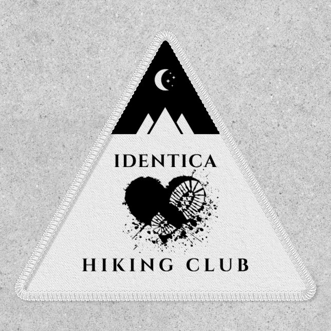 customizable bootstomp heart triangle club patch (Front)