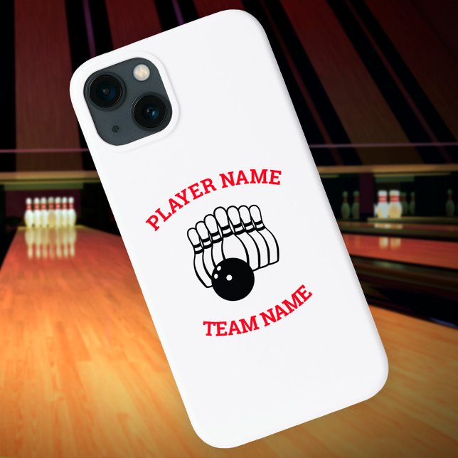 Customizable Bowling Team Case-Mate iPhone Case (Creator Uploaded)