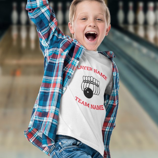 Customizable Bowling Team T-Shirt (Creator Uploaded)