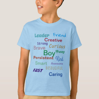 Customizable "Boy" Adjective T-Shirt