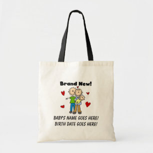 Customizable Brand New Baby Tote Bag