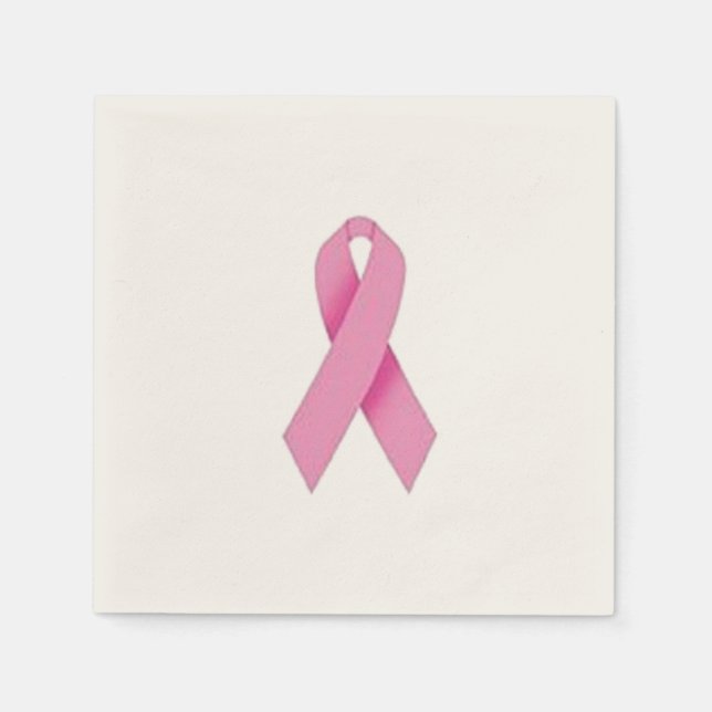 Customizable Breast Cancer Napkins (Front)