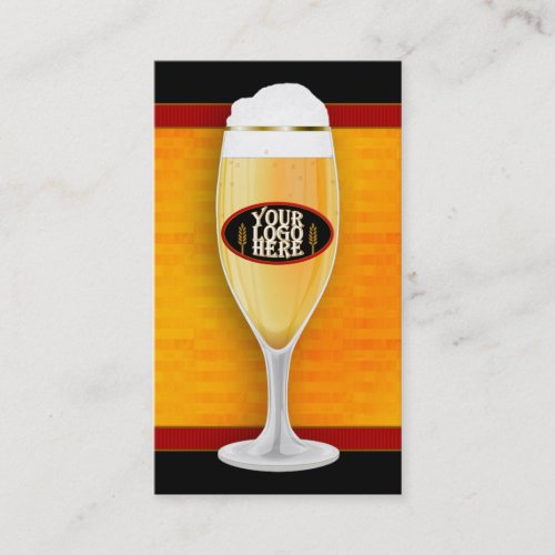 Customizable Brewery Beer Business Card
